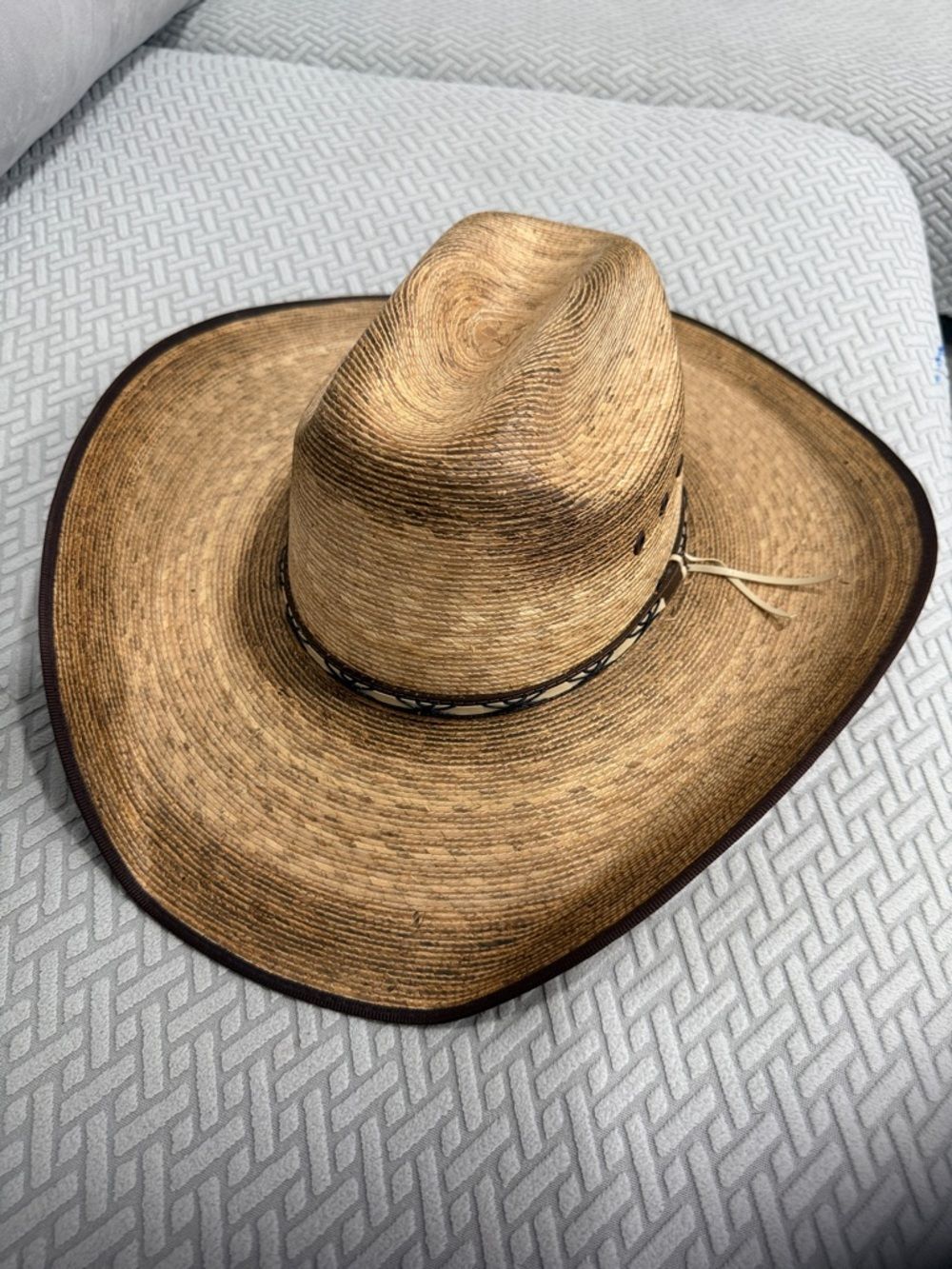 Resistol Jason Aldean Amarillo Sky Palm Leaf Straw Cowboy Hat Country Festival S